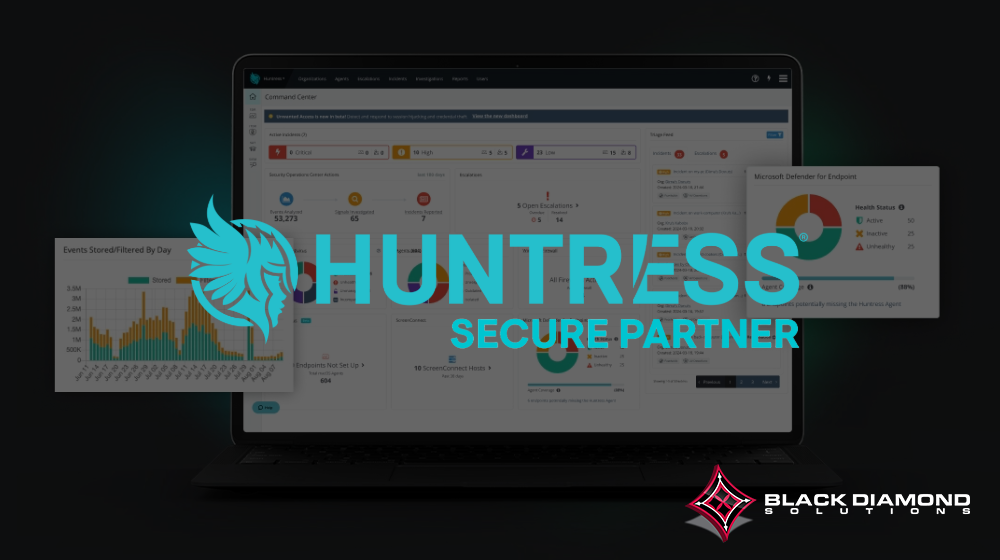 Huntress Managed Security — 24/7 Threat Detection and Response, Sourced by BDS